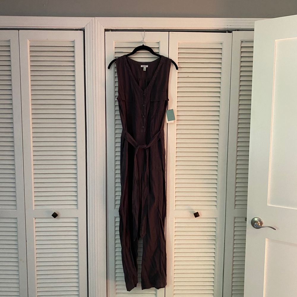 Grey Utility Jumpsuit